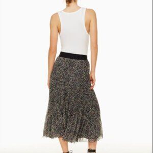 Aritzia Wilfred Floral Twirl Skirt In Size XXS NWT
